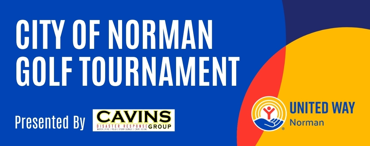 Text reading City of Norman Golf Tournament